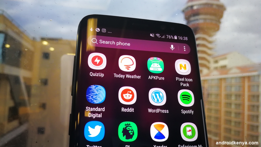 Samsung Galaxy S8 UI