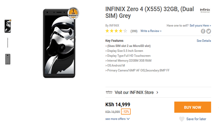 Infinix Zero 4