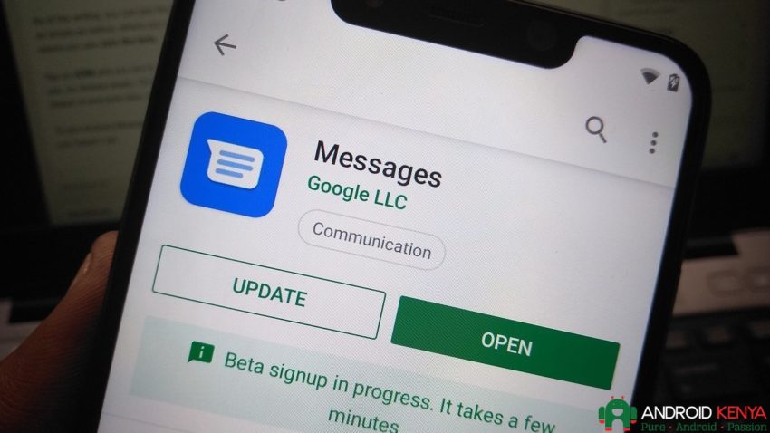 Android Messages Beta program