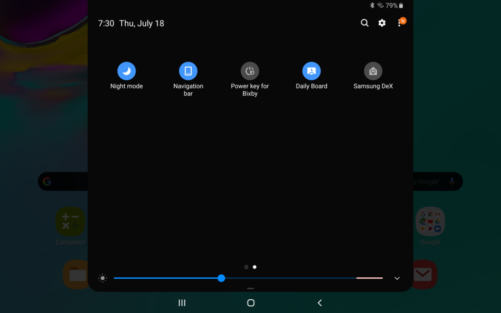 Galaxy Tab S5e Bixby Voice