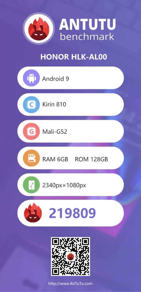 Honor 9X antuntu benchmark