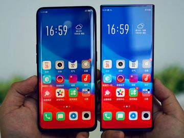 Oppo Find X vs Oppo Waterfall Screen
