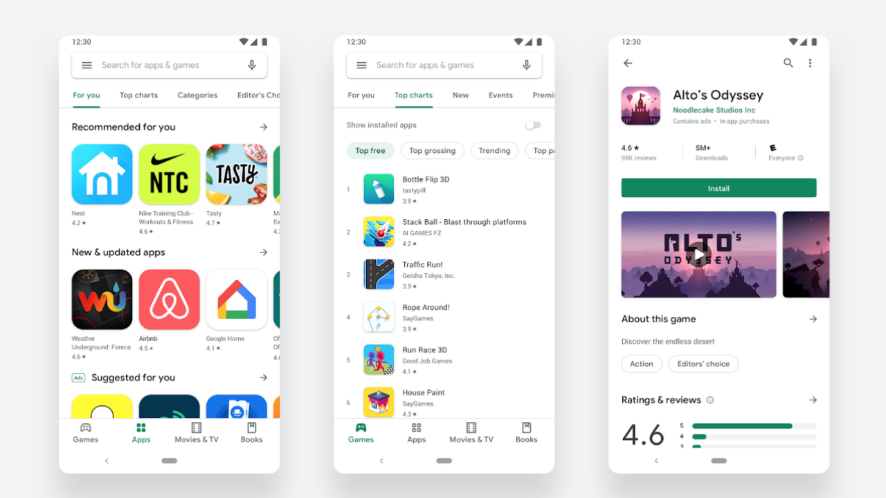 Google officially announces the Play Store’s visual redesign