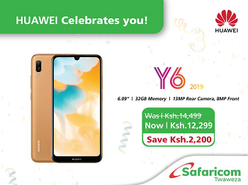 Huawei Y6 Prime 2019 Safaricom discount