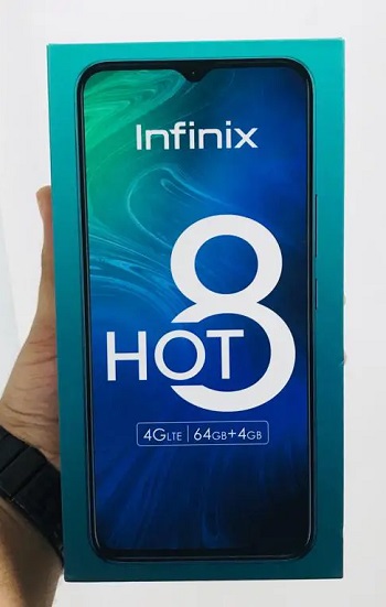 Infinix Hot 8 retail box leaked