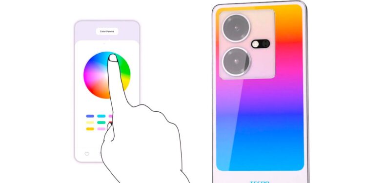 Tecno shows off new electrically-controlled prism colouring tech