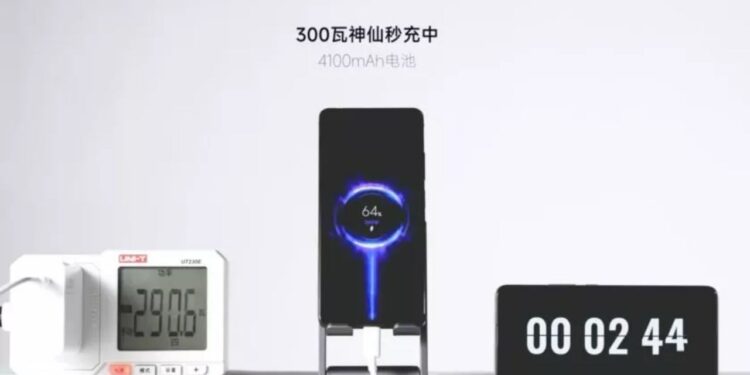 Redmi demonstrates 300W charging powering a smartphone in just five minutes