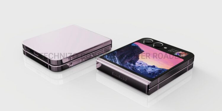 New renders show the Samsung Galaxy Z Flip 5 with bigger external display