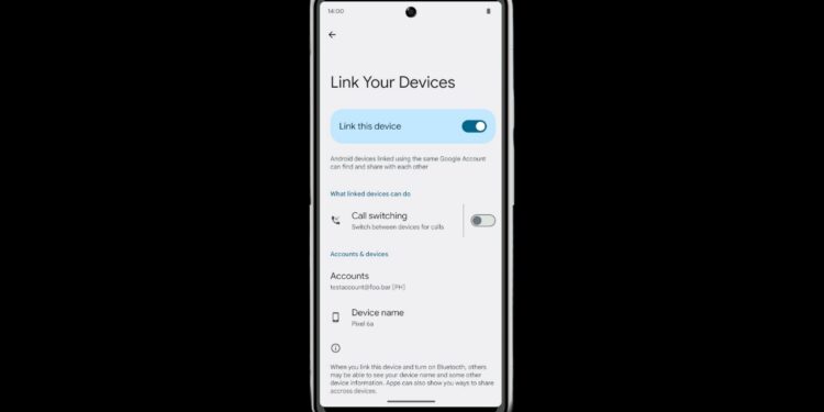 New “call switching” feature to make it possible to receive calls on multiple Android devices