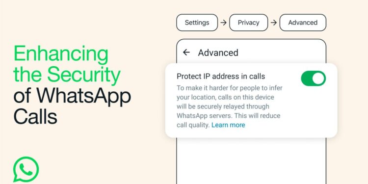 WhatsApp users can now hid their IP addresses during calls