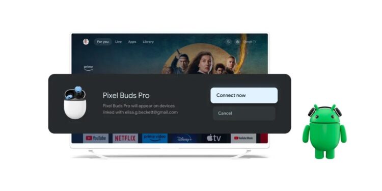 It is now possible to use your earphones/headphones on your Android-powered TV wirelessly