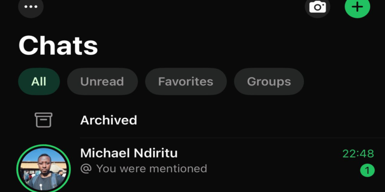 WhatsApp-status-mentions