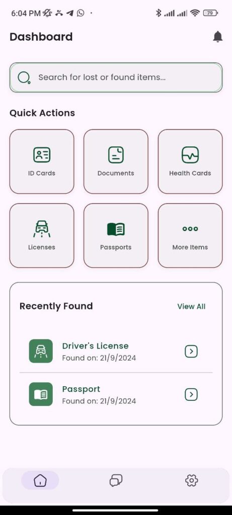FindMyIDKe-app-home-tab