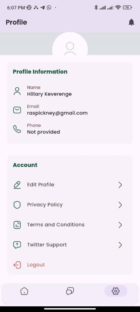 FindMyIDKe-app-settings-tab