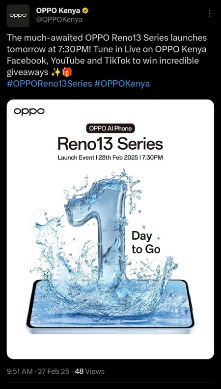 Oppo-Reno13-launch-in-Kenya